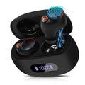 UrbanX True Wireless Bluetooth Earbuds + Charging Case, Black, Dual Connect, IPX5 aqua Resistance, Bluetooth 5.2 Connection, Balanced, Bass Boost matching with  K5 Pro