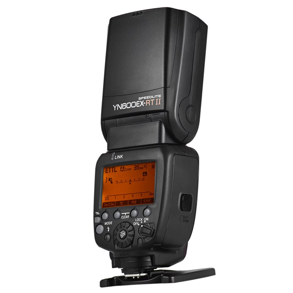 YN600EX-RT II Professional TTL Master Flash Speedlite with 2.4G Wireless, 1/8000s HSS, GN60, Auto/Manual Zooming, suitable with Camera as 600EX-RT YN6000 EX RT II