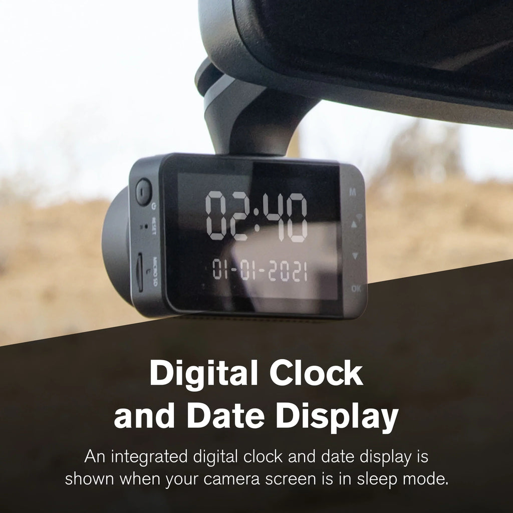 G-Sensor Technology with Park and Record Mode. Yada 4K Roadcam Pro GPS with App, 150 Degree Wide Angle Lense, 3" LCD Screen, UHD Resolution High Dynamic Range for Day/Night