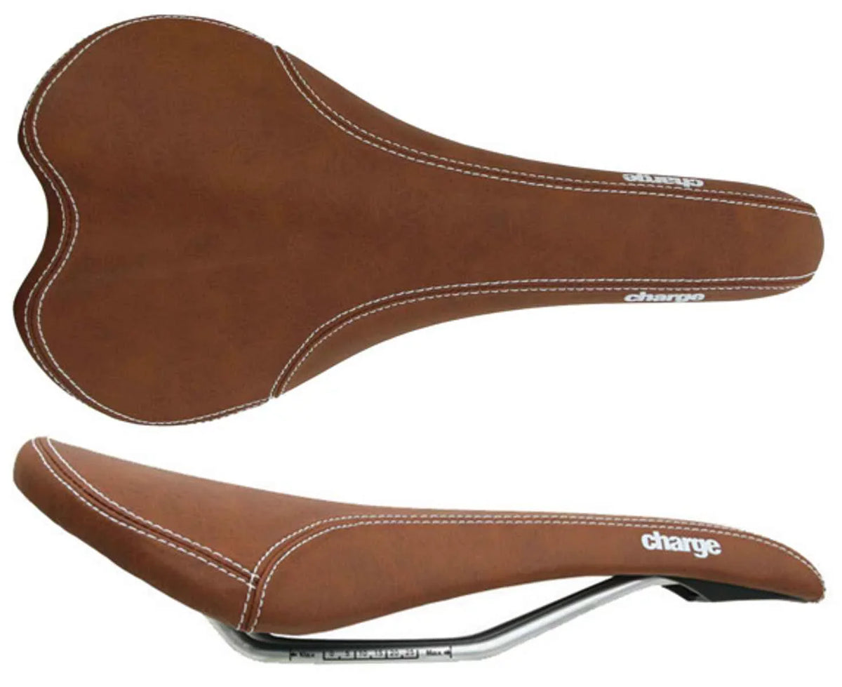 Charge Bikes Spoon saddle, CrMo - dk brown - RP7107U6OS