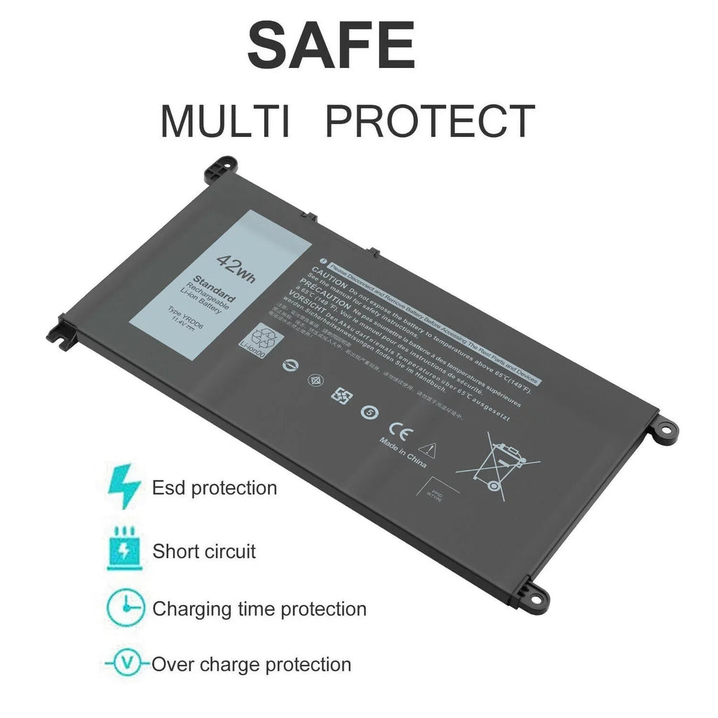 Type YRDD6 Battery For  Inspiron 14 5000 2-in-1 5480 5482 series VM732 FAST