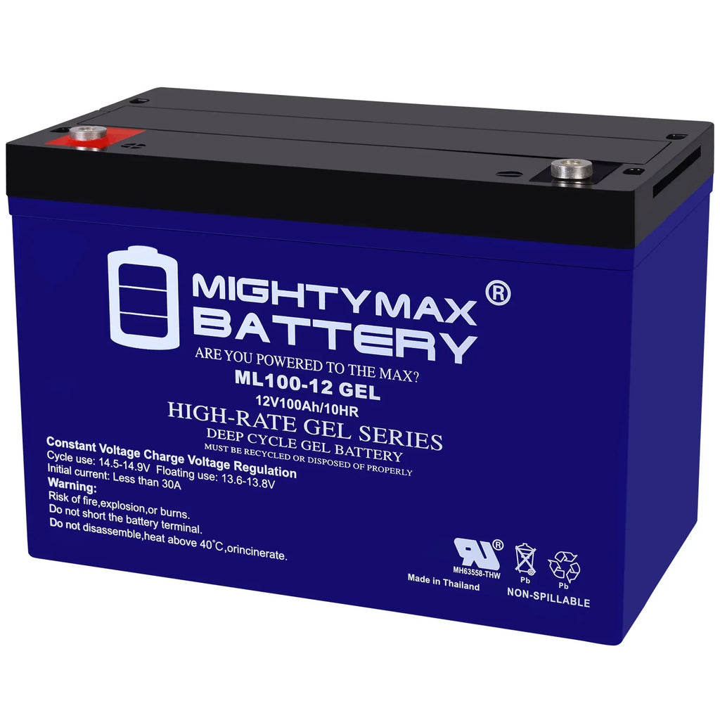 12V 100AH GEL Replacement Battery suitable with Minnkota Trolling Motors