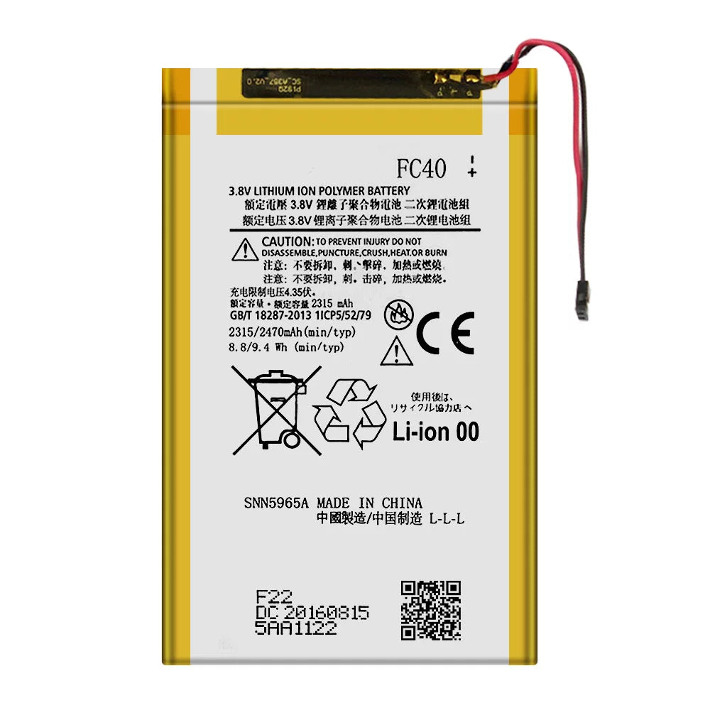 Replacement Battery FC40 SNN5965A For Motorola Moto G3 G(2015) 3rd Gen XT1541 TOOL