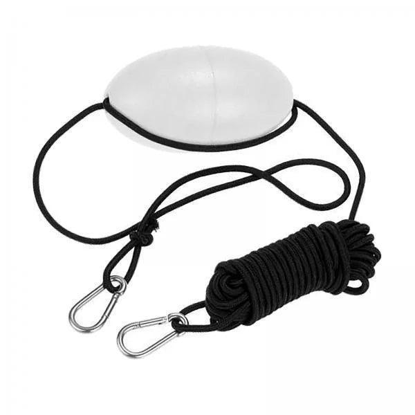 yotijar 6xDrift Anchor Rope W/ Anchor Buoy 9.1M Rope Length for Inflatable vessel White