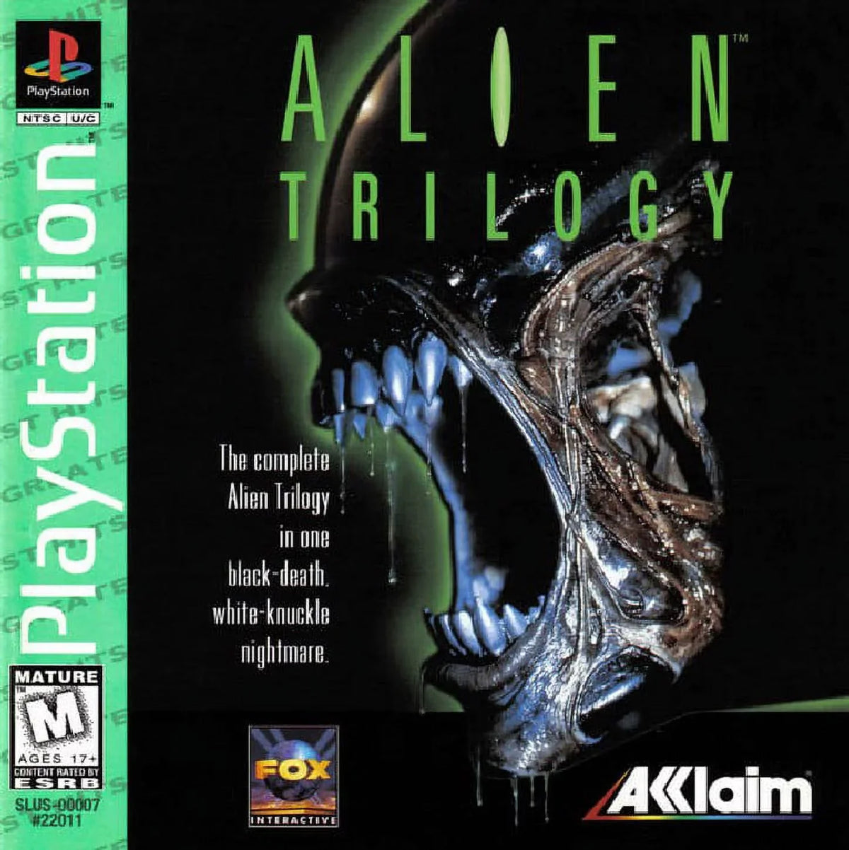 Restored Alien Trilogy ( PlayStation 1, 1996) Shooter Game (Refurbished)