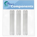 3-Pack BBQ Grill Heat Shield Plate Tent Replacement Parts for Kitchenaid 720-0733 - Old - matching Barbeque Stainless Steel Flame Tamer, Flavorizer Bar, Vaporizer Bar, Burner wrap 16 1/8"