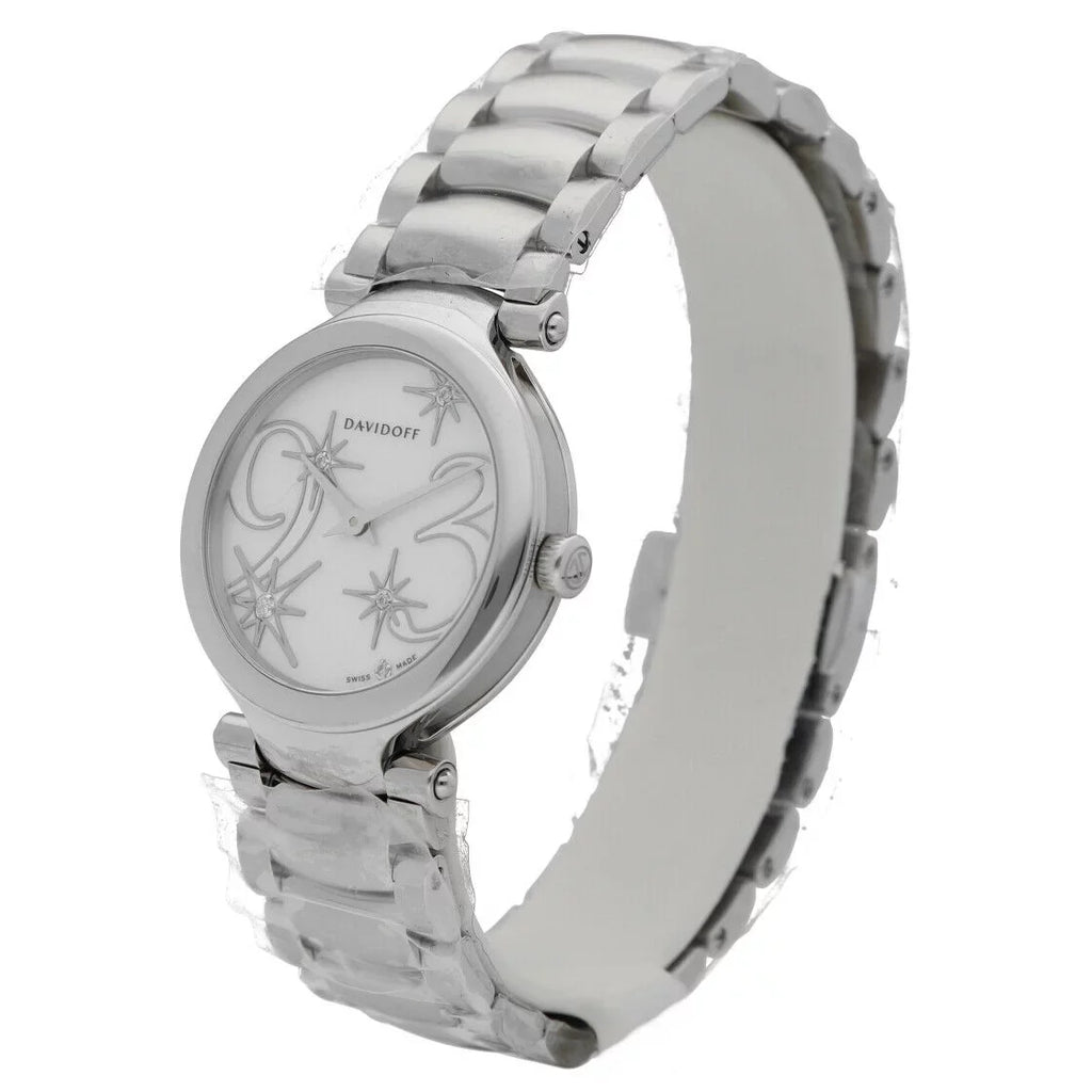 Davidoff 21156 Lady Mother of Pearl Stainless Steel 30mm Quartz Women's Watch