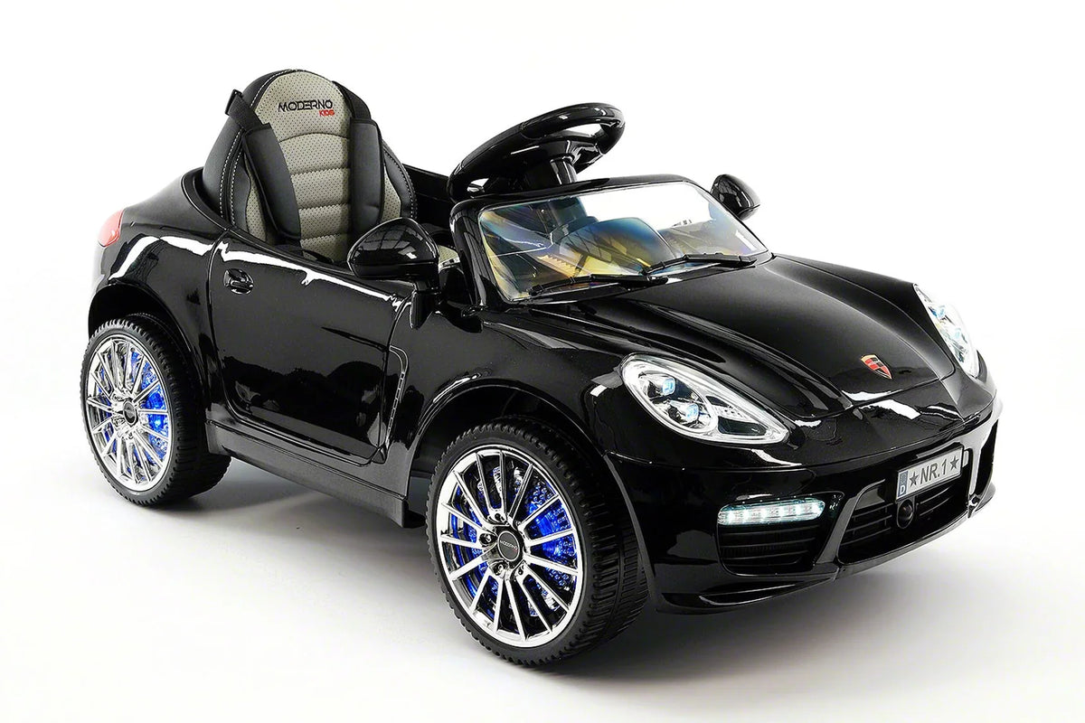 Kiddie Roadster 12V Kids Electric Ride-On Car with R/C Parental Remote | Black Metallic