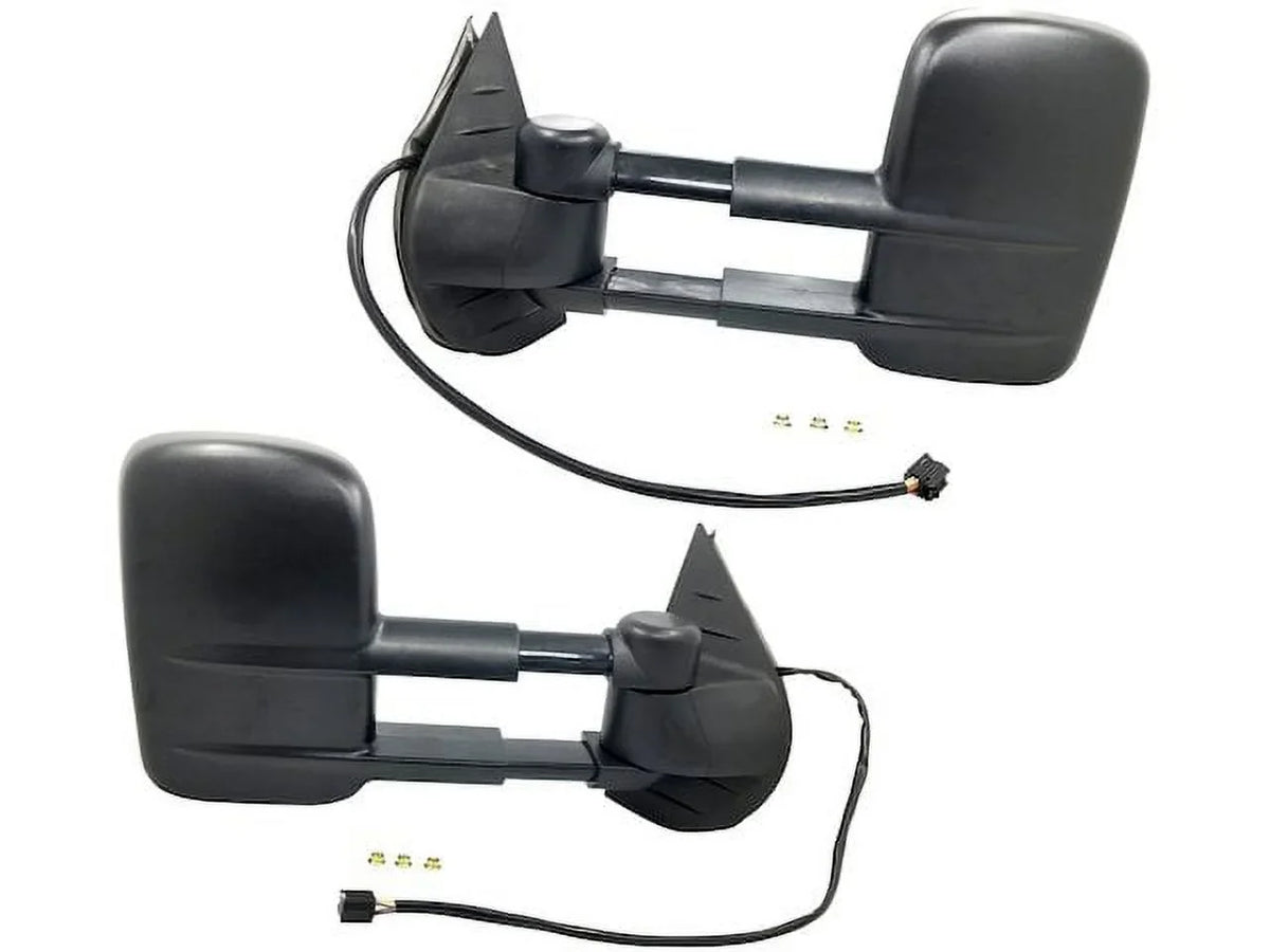 Mirror Set - suitable with 2007 - 2014 Chevy Silverado 3500 HD 2008 2009 2010 2011 2012 2013