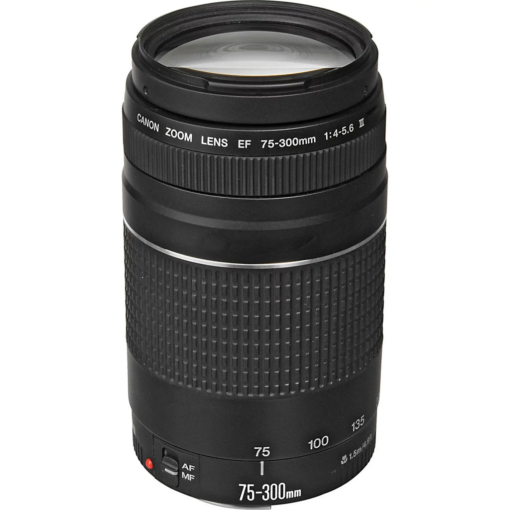 EOS Rebel T7i/800D DSLR Camera with 18-135mm Lens with 75-300mm Lens   32GB Card   Case   Flash   Filters   Remote Kit