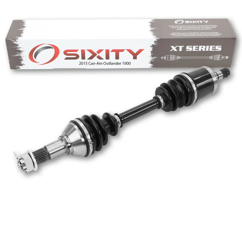 Sixity XT Front Left Axle matching with Can-Am Outlander 1000 2015 - EFI STD 4X4