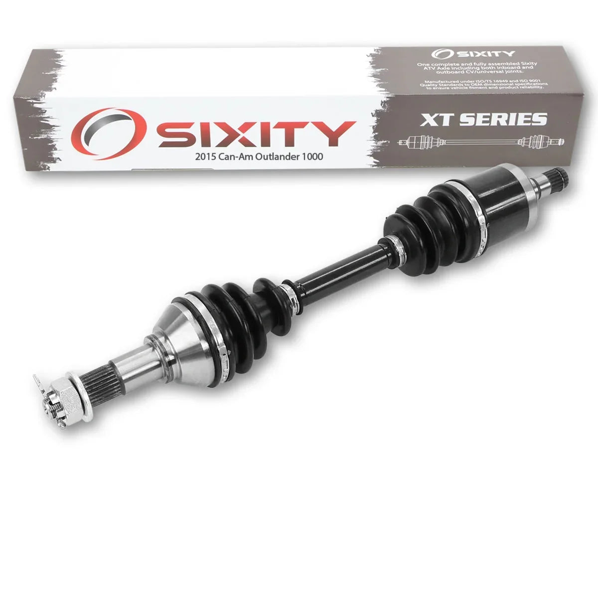 Sixity XT Front Left Axle matching with Can-Am Outlander 1000 2015 - EFI STD 4X4