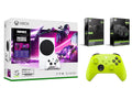 Xbox Series S Console Fortnite Rocket League with Extra Electric Volt Controller, Charge Cable/Battery and Dual Charge Dock