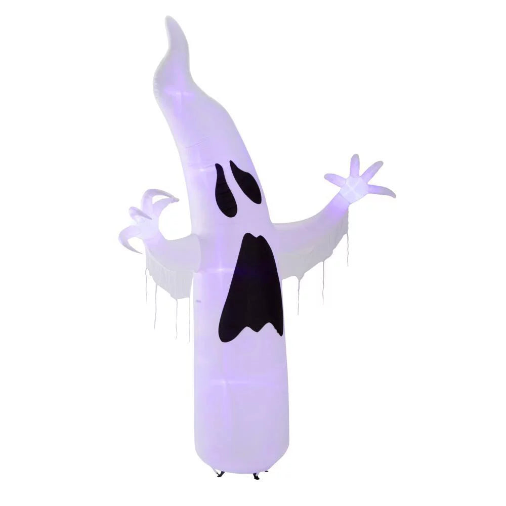 Short Circuit Ghost Halloween Inflatable with Lightshow. 12 ft