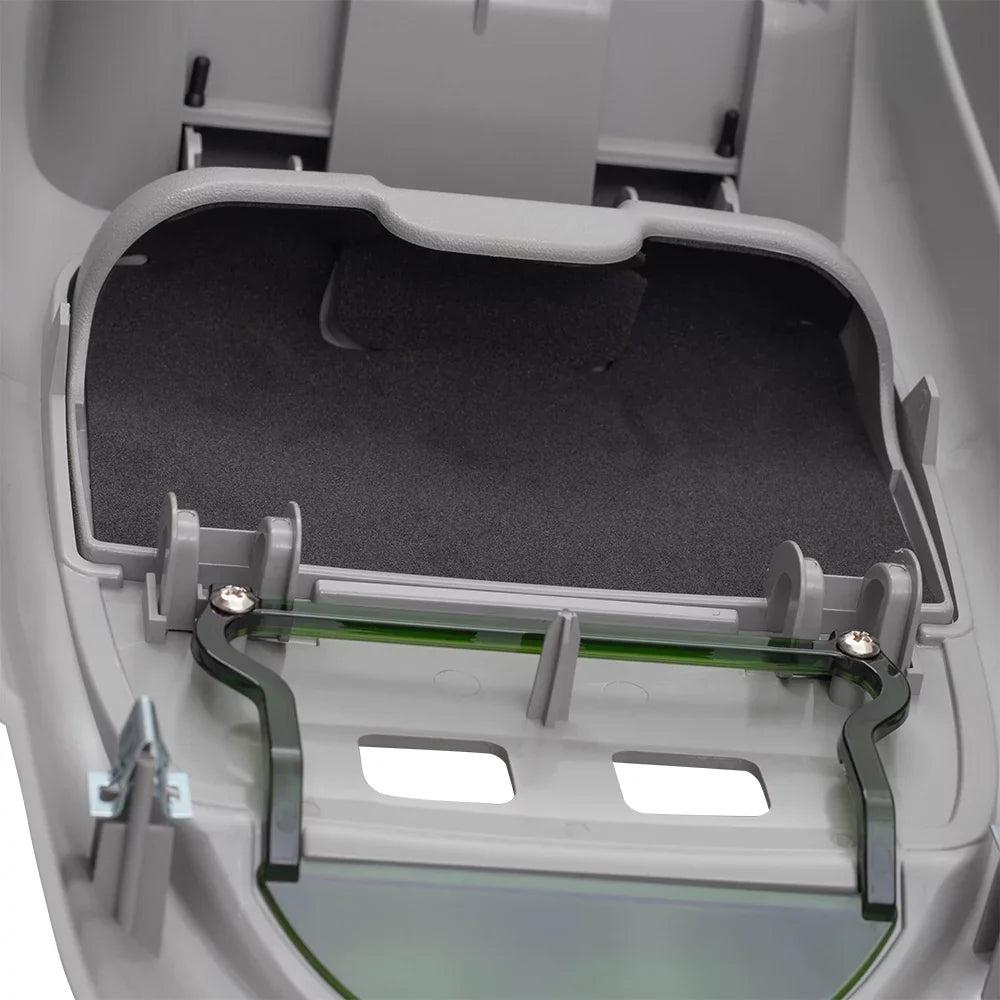 Brock Replacement Overhead Roof Ceiling Console Gray appropriate with 2002-2004 F250 F350 F450 Super Duty Pickup Truck w/out Sunroof 2C3Z 25519A70 AAC