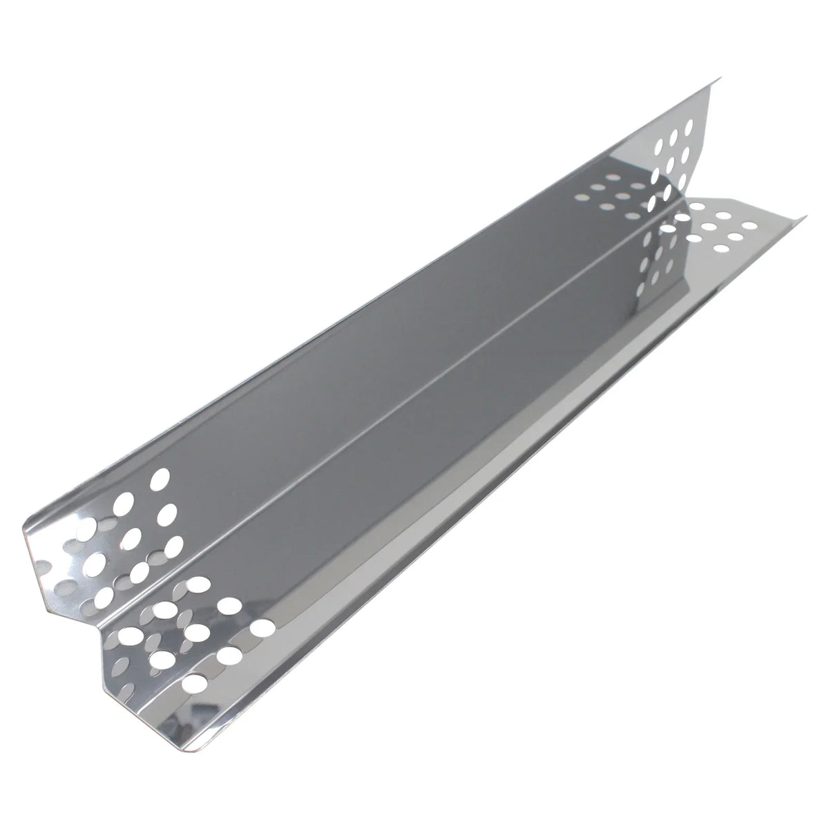 2-Pack BBQ Grill Heat Shield Plate Tent Replacement Parts for Jenn Air 720-0709B - matching Barbeque Stainless Steel Flame Tamer, Flavorizer Bar, Vaporizer Bar, Burner shield 16 1/8"