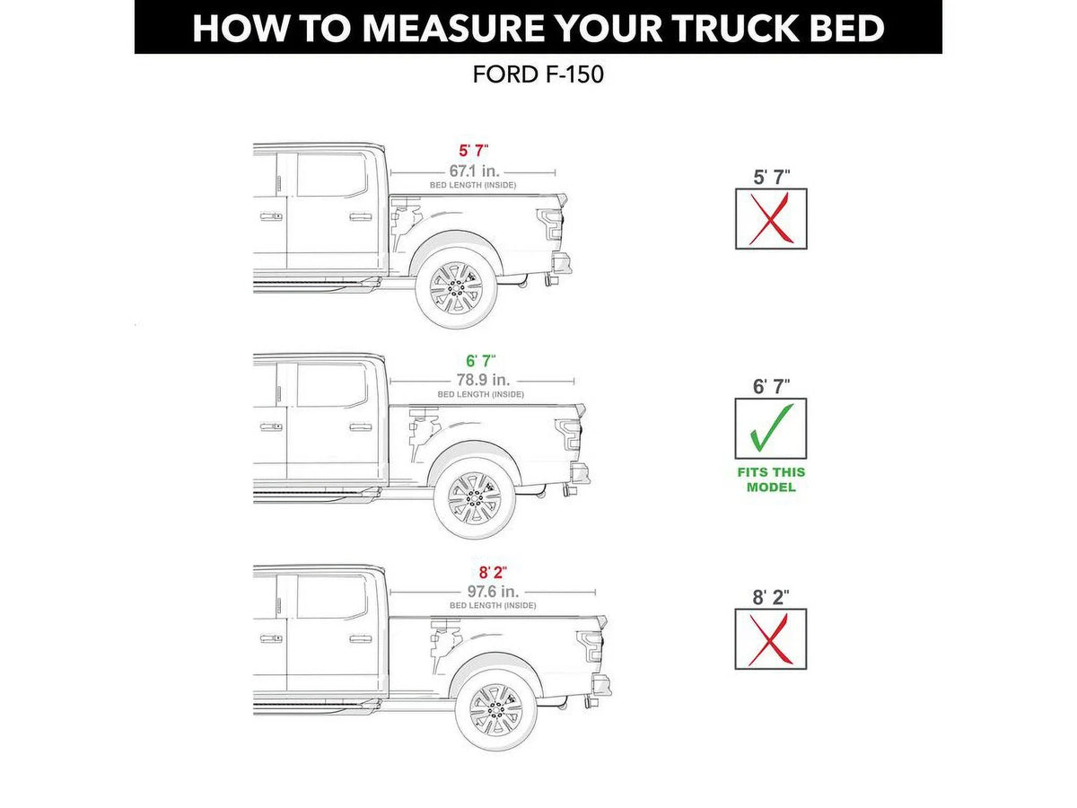 BAK by RealTruck BAKFlip G2 Hard Folding Truck Bed Tonneau shield | 226327 | appropriate with 2015 - 2020  F-150 6' 7" Bed (78.9")