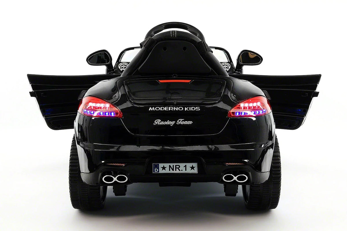 Kiddie Roadster 12V Kids Electric Ride-On Car with R/C Parental Remote | Black Metallic