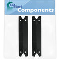 2-Pack BBQ Grill Heat Shield Plate Tent Replacement Parts for Charmglow 810-7600-S - appropriate Barbeque Porcelain Steel Flame Tamer, Flavorizer Bar, Vaporizer Bar, Burner shield 17 3/4"