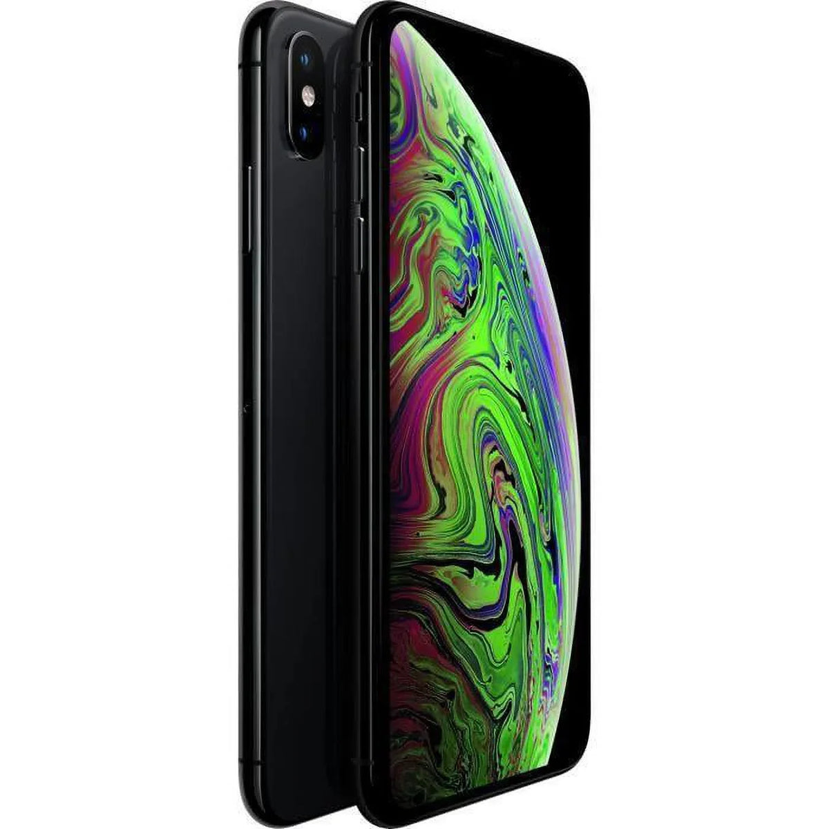 Restored  iPhone XS Max A1921 (Fully Unlocked) 64GB Space Gray (Grade A) w/ Wireless Earbuds (Refurbished)