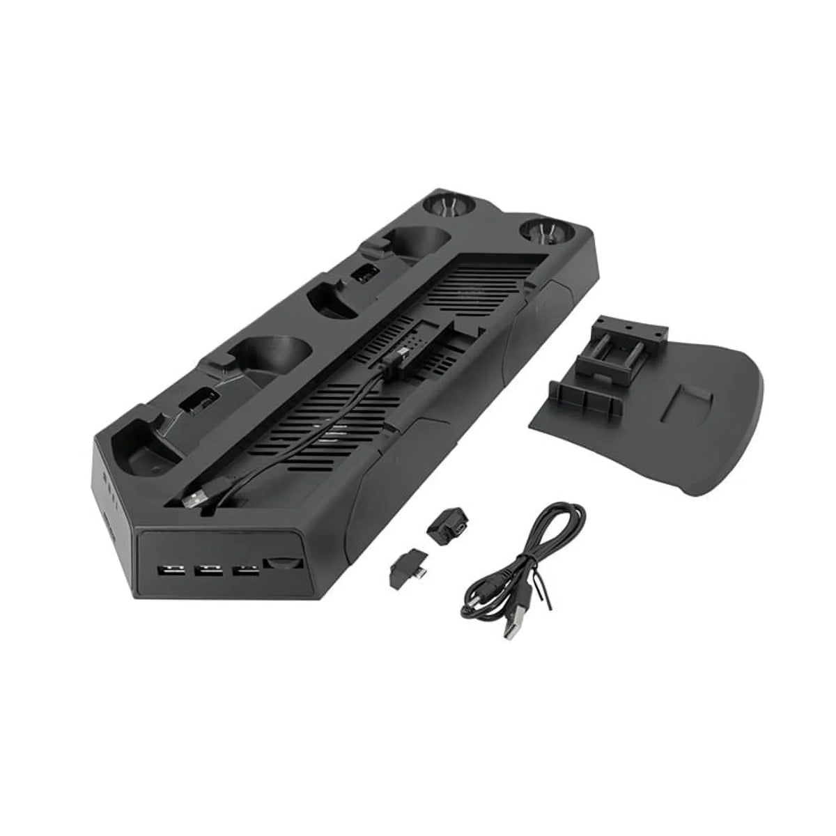 Cooling Fan Charging Dock Vertical Stand for PS4 Slim Pro Controller