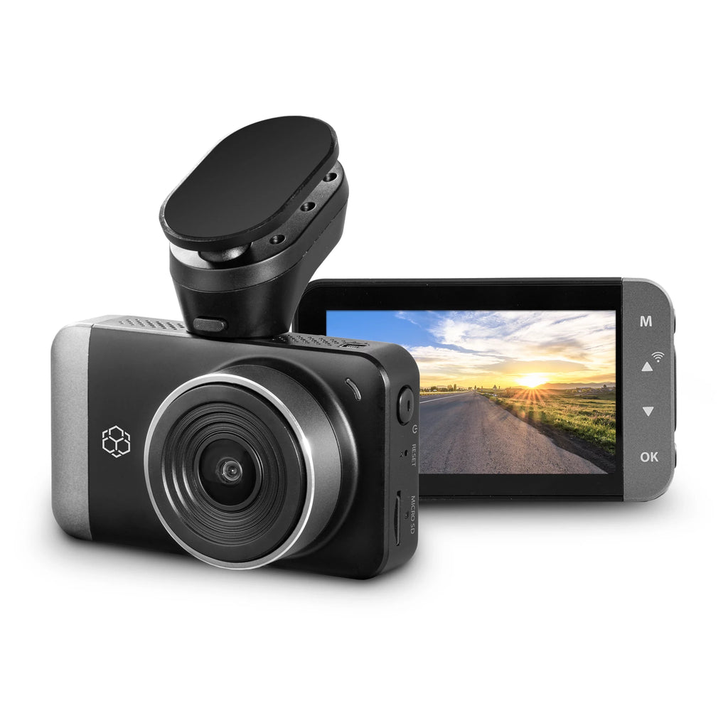 G-Sensor Technology with Park and Record Mode. Yada 4K Roadcam Pro GPS with App, 150 Degree Wide Angle Lense, 3" LCD Screen, UHD Resolution High Dynamic Range for Day/Night