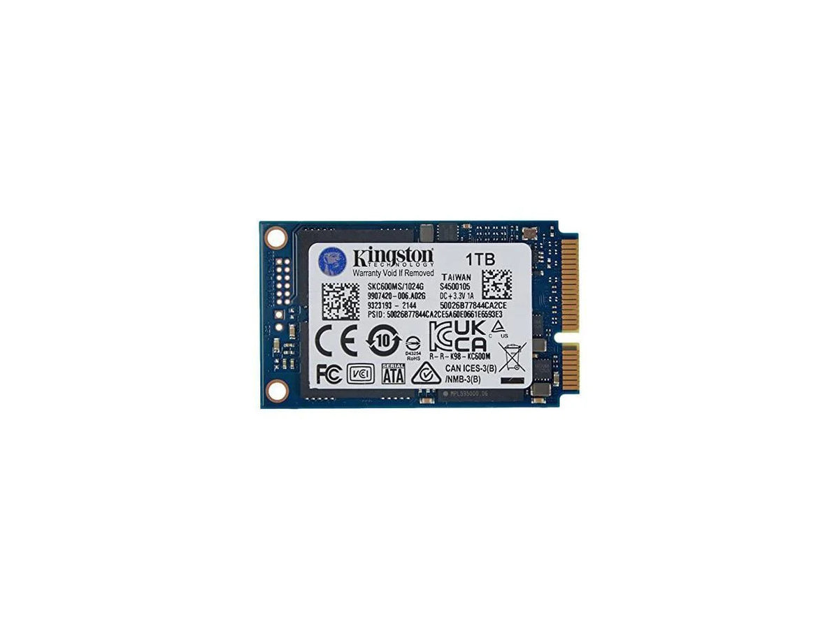 1024G SSD KC600 SATA3 MSATA