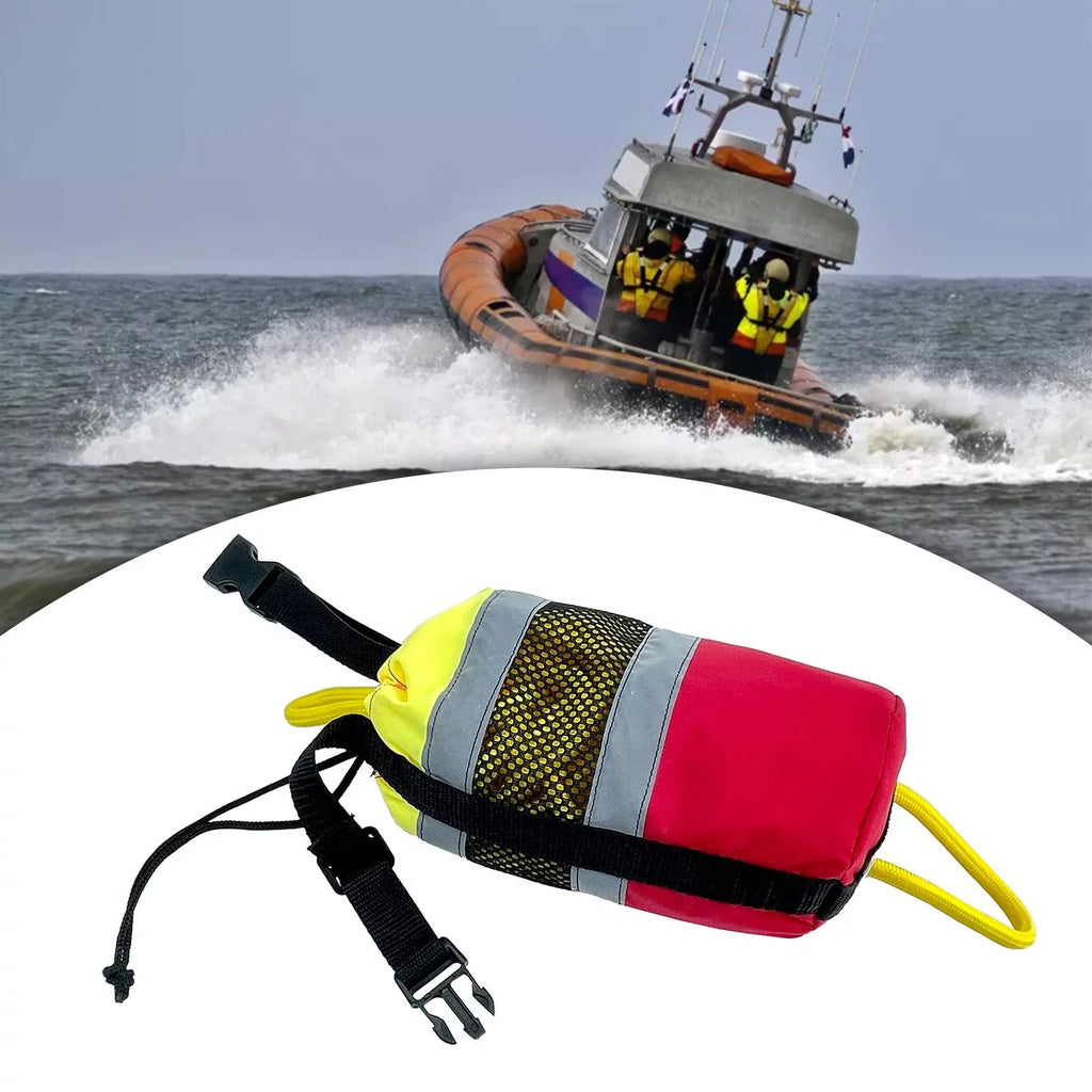 Throwable Throw Bag Flotation Device Reflective Throw Rope Portable 21M Boater's Throw Bag for Fishing liquid Sports Rafting Kayak