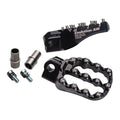 Fastway Evo Air Motorcycle Foot Pegs Kit Black suitable With Sherco 300 SEF-R Six Days 2017