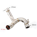 Motorcycle Exhaust Pipe Muffler Front Middle Link Pipe System For Ducati Multistrada 1200 1200S 2015-2017 / Ducati Multistrada 1260 1260S 2018 2019 2020