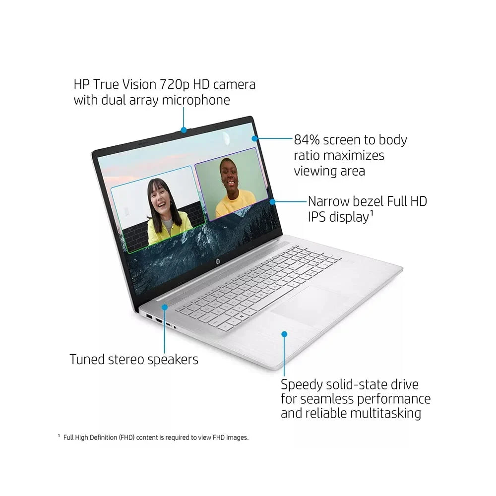 2021 17.3" FHD IPS Laptop Computer, 11th Generation  Core i7-1165G7, 16GB RAM, 1TB PCIe SSD, Backlit Keyboard,  Iris Xe Graphics, HD Webcam, HD Audio, Windows OS, Silver, 32GB USB Card