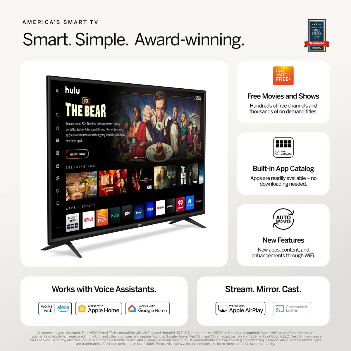 VIZIO 65" Class P-Series 4K QLED HDR Smart TV P65Q9-J01